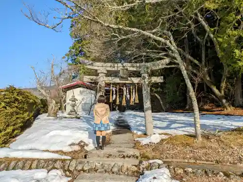 熊野社の鳥居