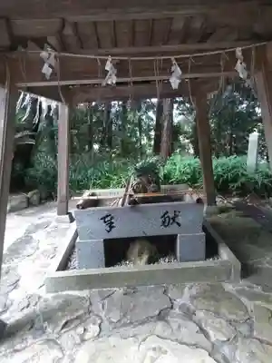 岩戸見神社の手水舎