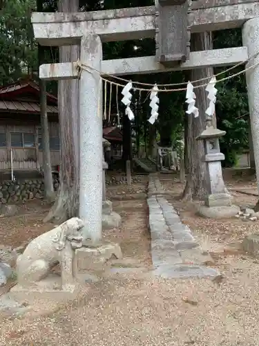 神舟神社の狛犬