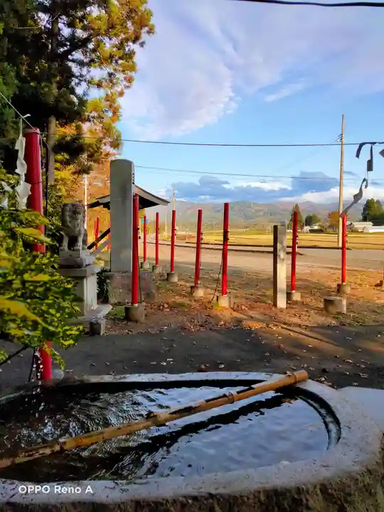 早池峯神社の手水舎