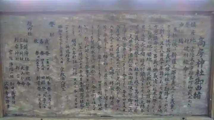 高房神社の歴史