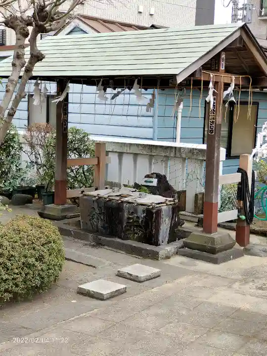 高輪神社の手水舎