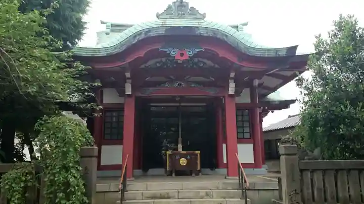 筑土八幡神社の本殿・本堂
