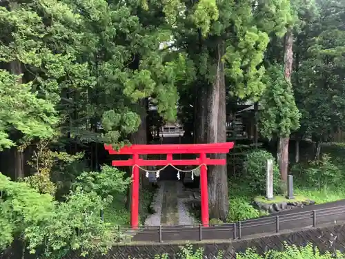 須山浅間神社の鳥居