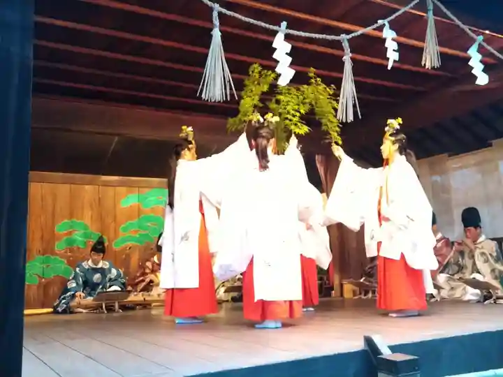 阿智神社の神楽