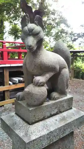 厨川稲荷神社の狛犬