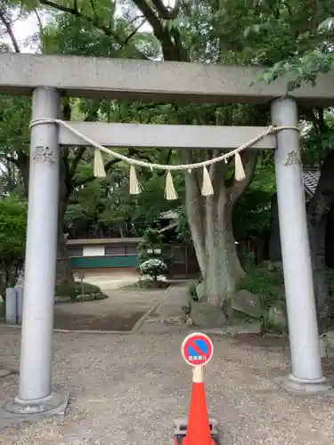 神明社（桜神明社）の鳥居