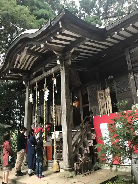 鷲子山上神社の本殿・本堂