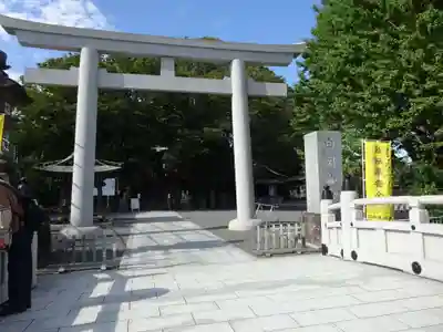 白旗神社の鳥居