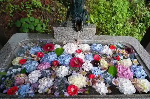 木幡山隠津島神社(二本松市)の手水