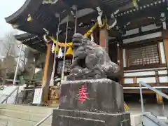 長津田王子神社の狛犬