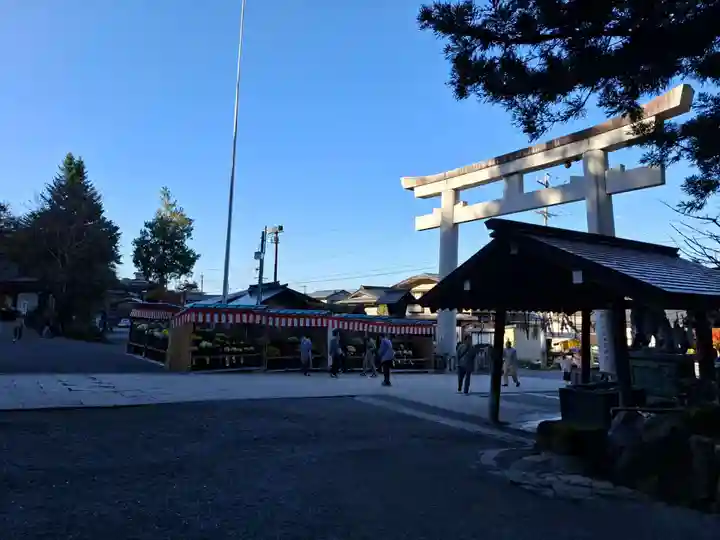 諏訪大社の御朱印