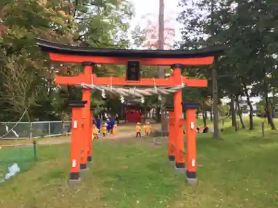 生島足島神社の鳥居