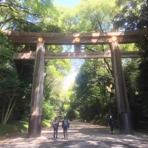 明治神宮の鳥居