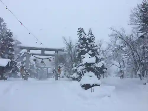 新十津川神社の鳥居