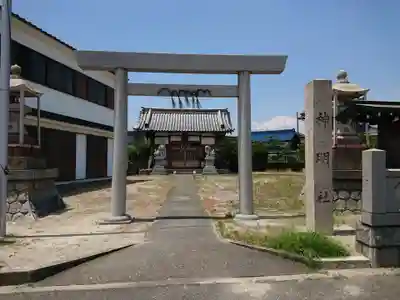 神明社(稲永)の鳥居