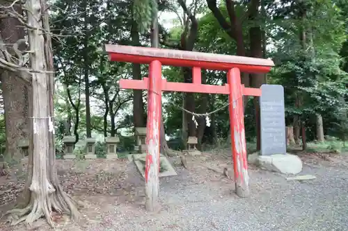 阿久津「田村神社」（郡山市阿久津町）旧社名：伊豆箱根三嶋三社の末社