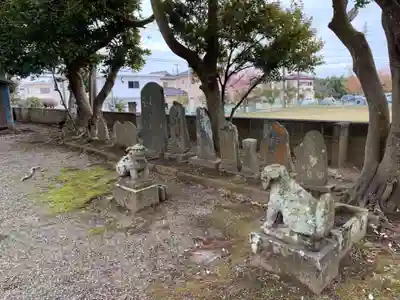 八幡神社の狛犬
