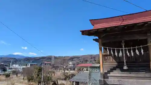白山神社の景色