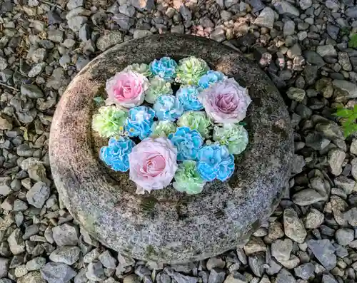 帯廣神社の手水