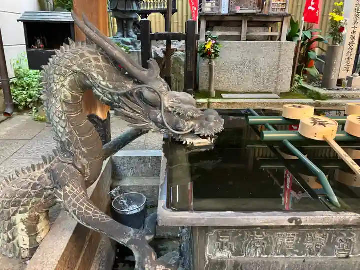 袋町お聖天 福生院の手水舎