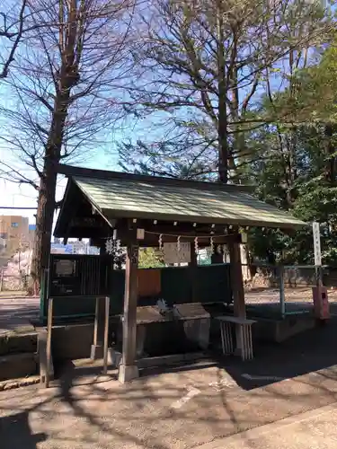 諏訪神社の手水