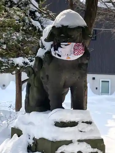 北広島市総鎮守　廣島神社の狛犬