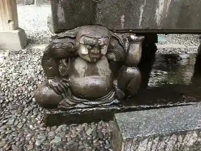 川越熊野神社の像