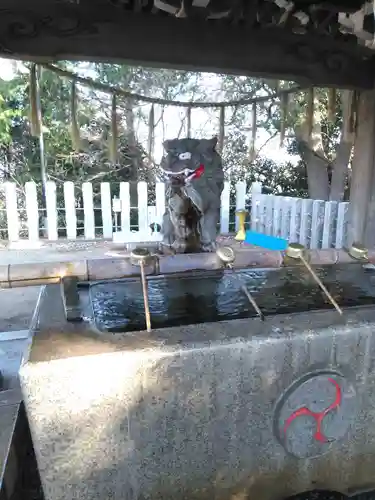 高石神社の手水舎