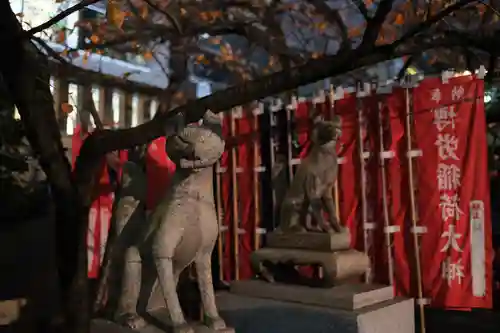 難波神社の狛犬