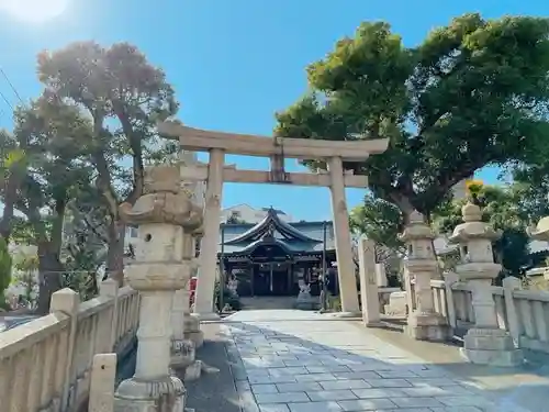 六宮神社の鳥居