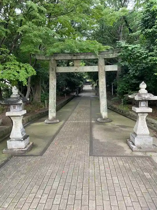 葛原八幡神社の鳥居