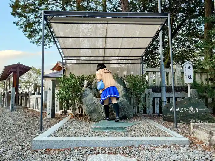 石鎚神社 口之宮 本社の手水舎