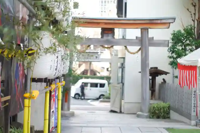 露天神社（お初天神）の鳥居