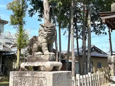 高木神社の狛犬
