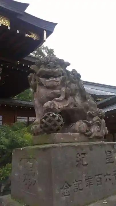 行田八幡神社の狛犬