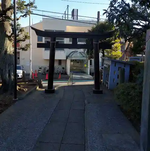 桜森稲荷神社の鳥居