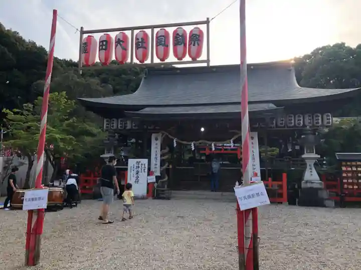 龍田大社の本殿・本堂