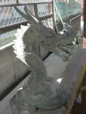 朝日神明社の手水舎