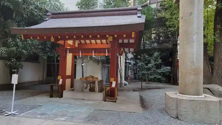 日本橋日枝神社の手水舎