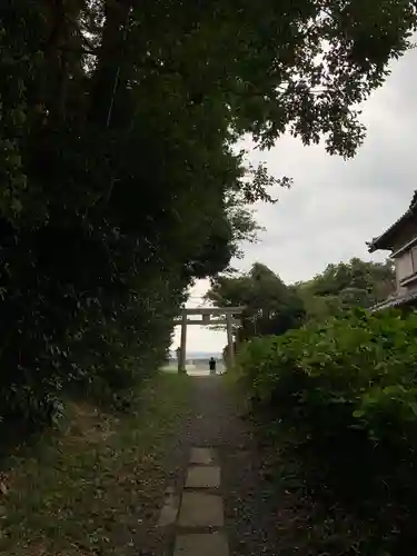 率土神社の鳥居