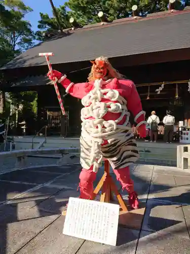 安久美神戸神明社の像