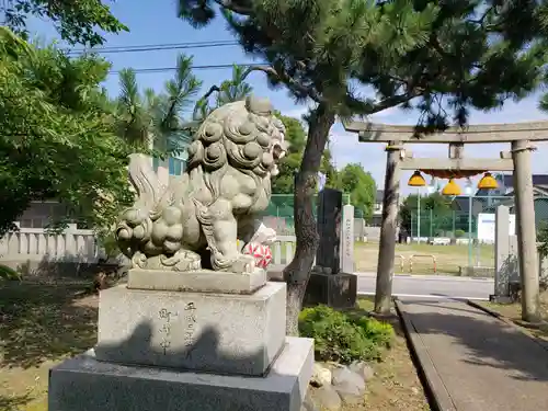 大坪神社の狛犬