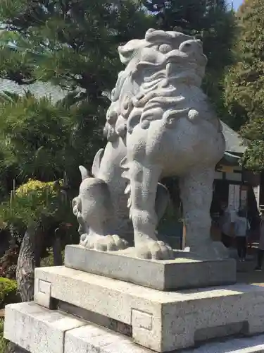 足利織姫神社の狛犬