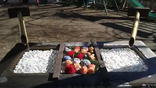 根岸八幡神社の手水舎