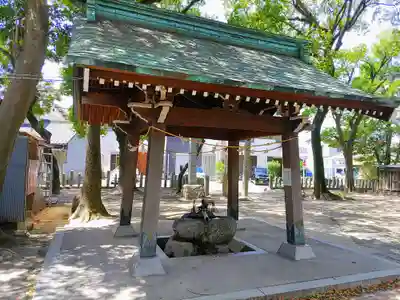 長良八劔社の手水舎