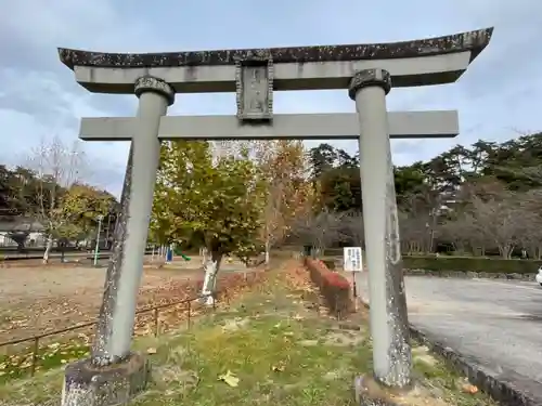 須賀神社（須賀川妙見宮）の鳥居