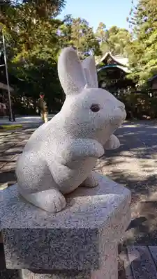 岡崎神社の狛犬
