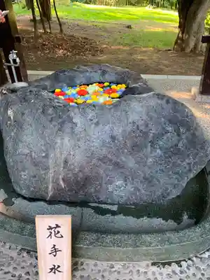 月寒神社の手水舎