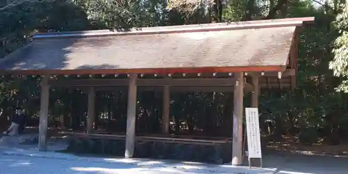 伊勢神宮内宮（皇大神宮）の手水舎